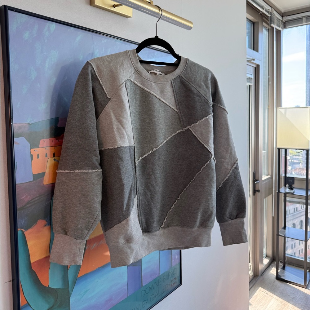 Frame patchwork sweatshirt size Small